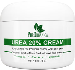 PurOrganica Urea 20% para pies: suaviza piel áspera y callos.