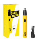 Purple Gorilla Gorilla Technique nose trimmer in action showing 10k RPM precision and painless feel