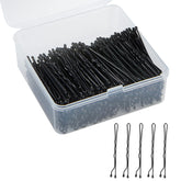Purplesky horquillas Bobby 1-4 pulgadas negras: resistencia y acabado discreto para peinado