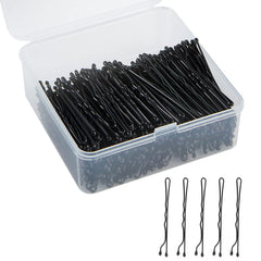 Purplesky horquillas Bobby 1-4 pulgadas negras: resistencia y acabado discreto para peinado