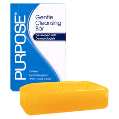 Purpose Gentle Cleansing Bar: soft-lather daily cleansing.