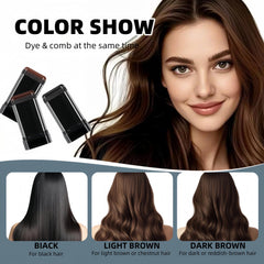 Put Girl dark brown shade for deep brunette color blend