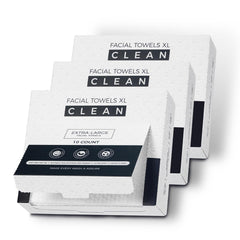 PUPUPE disposable face towels xl box 30-count for easy skincare removal on the go