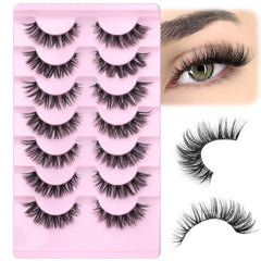PVDKIW wispy lashes feathery texture for all-day comfort