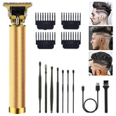 PXLISIE hair clippers gold front view for precise home grooming