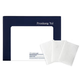Open-pack view of Pyunkang Yul PKY 1/3 cotton pads for toner application.