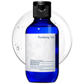 Botella de Pyunkang Yul PKY Essence Toner lista para hidratar profundamente la piel
