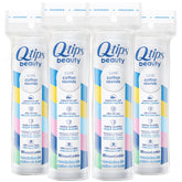 Q-Tips Beauty Luxe cotton rounds pack front view for gentle makeup removal.