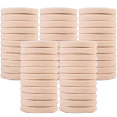 Qarwayoc large blonde hair ties in package, seamless hold for thick hair
