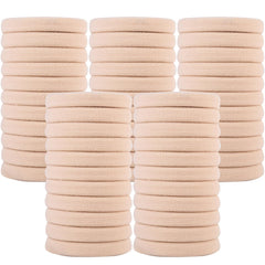 Qarwayoc large blonde hair ties in package, seamless hold for thick hair
