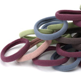 Qarwayoc large hair ties, 2-inch diameter, ideal for thick hair.