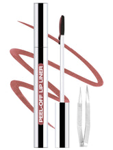 QCMME Lip Liner Stain Rose Pink demonstrates precise lipline application for all-day wear.