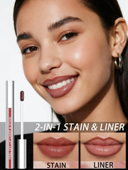 QCMME Lip Stain: tinte mate natural que parece piel.