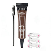 QCQX cejas-tinte-3d: color natural de larga duración para todo el día.