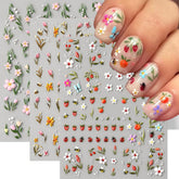 Qdsuh pegatinas 5D mariquita para uñas con efecto realista y duradero.
