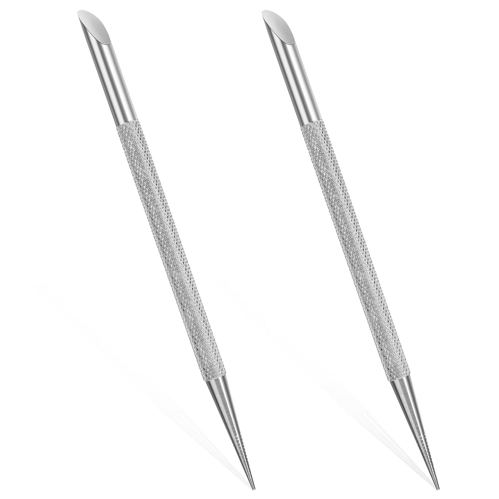 Qianyu nail cuticle pusher with dual heads enables precise at-home nail care.