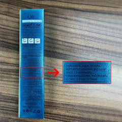 QIC Eyebrow 4 Tip swatch demonstrates natural brow shade blendability.