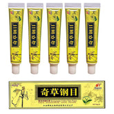 QICAOGANGMU Chinese herbal cream tube, soothing daily skin care.