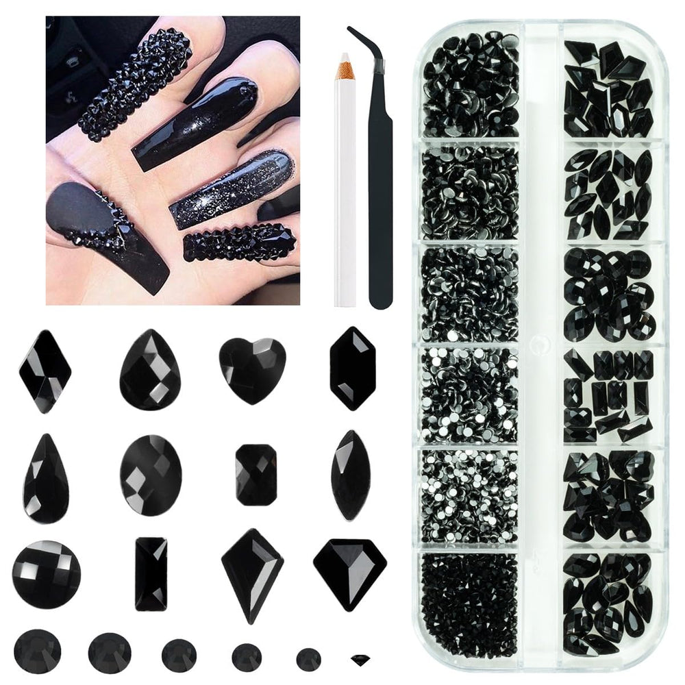 Qiipii box with tweezers and pickup pen for precise nail art prep.