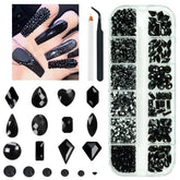 Qiipii box with tweezers and pickup pen for precise nail art prep.