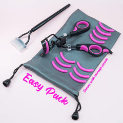 qiipii Compact Makeup Kit Case keeps tools organized for home and travel.