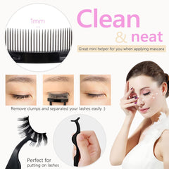 qiipii eyelash curler kit angled eyebrow brush: defined brows with angled precision