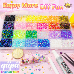 qiipii kit accesorios artesanales para manualidades y regalos