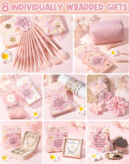 Qinline fuzzy makeup bag for soft, portable makeup storage