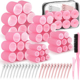 Qinzave 65-piece hair curler set featuring all sizes for versatile styling.
