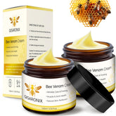 QISARONIX bee venom cream tube for daily hydration.