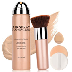 QIUFSSE base aerografica botella tono uniforme y brillo natural.