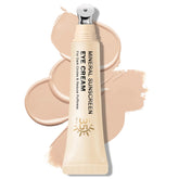 QIUFSSE mineral sunscreen eye cream tube ready for daily protection and brightness.