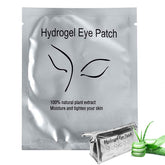 QLeng hydrogel eye pads for under-eye patches during lash extensions; comfortable and secure.