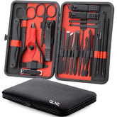 QLNE nail-clippers-set in stainless steel offers durable, precise trimming for nails.