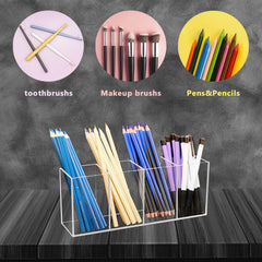 QPEY office stationery storage box helps pencils, markers, and notes stay neatly sorted.