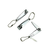 QPOIBSD mini nail clipper with curved edge for precise trimming on the go.
