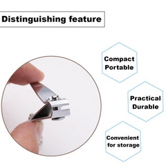 QPOIBSD six-piece nail clippers set for sharing or replacements.
