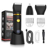 Qreeyx Manscape body trimmer main view for versatile all-in-one grooming on the go