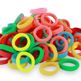 QRTVI baby hair ties 120-pcs bag for secure, comfortable wear