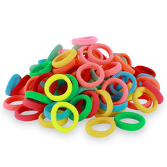 QRTVI soft seamless design hair ties for delicate hair types