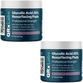 QRxLabs Glycolic Acid Pads packaging shot for daily exfoliation