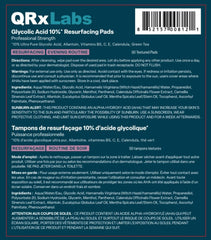 QRxLabs packaging display showing the 50-count jar