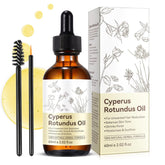 QRZBPZWE Cyperus Rotundus Oil en botella, hidratación suave para la piel.