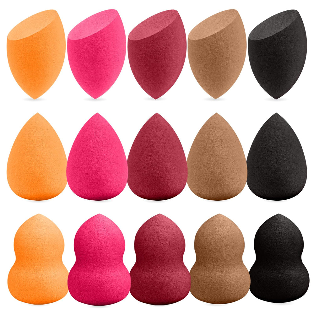 QSdywlyd makeup sponge teardrop orange for precise blending and foundation