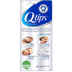 Q-tips cotton swabs beauty-tool for precise makeup touch-ups.