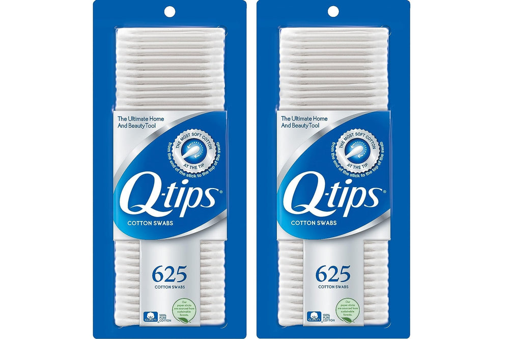 Q-tips cotton swabs ear-cleaner close-up for gentle daily hygiene.