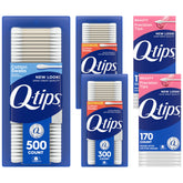 Q-Tips Original cotton swabs packaged for versatile daily tasks.