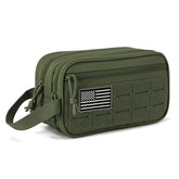QT&QY tactical toiletry bag front view, durable travel organizer for essentials.