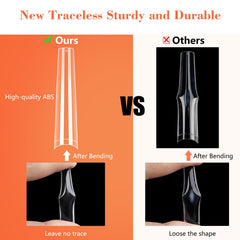 Durable ABS material keeps Quaferen coffin tips sturdy for daily use.