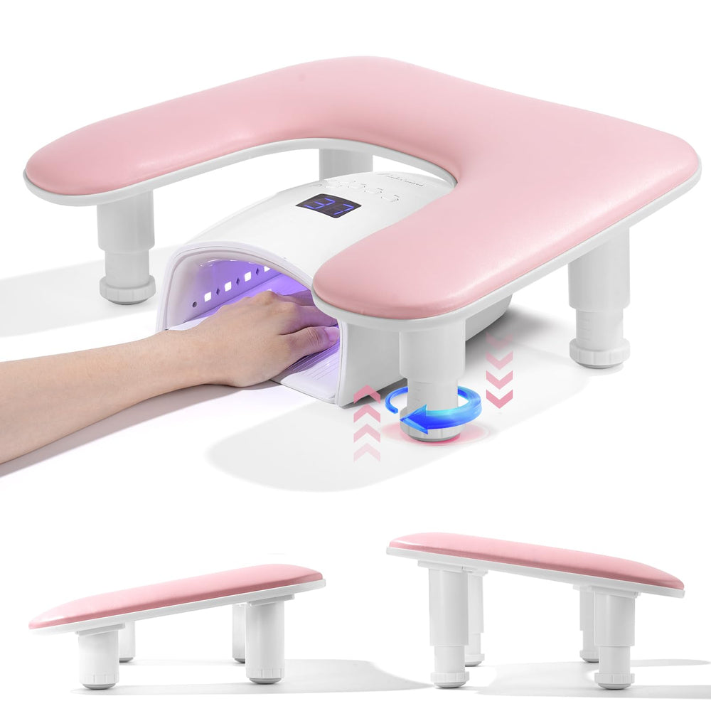 Quaferen Big Arm Rest for Nails Tech with 2nd Gen design offers stable support during manicures